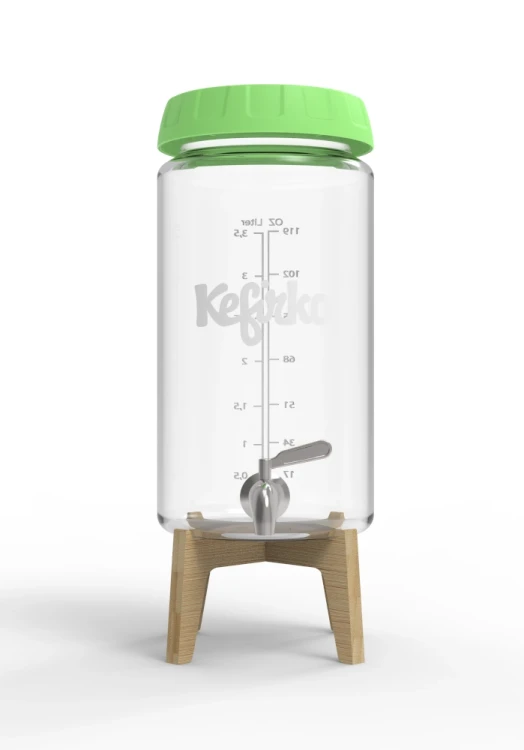 Kefirko-słój-do-fermentowania-kombuchy-4L-green.webp