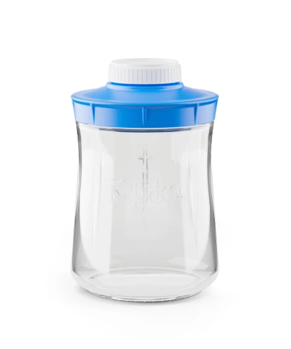 Szklany słoik pojemnik do drugiej fermentacji Kefirko 900 ml.