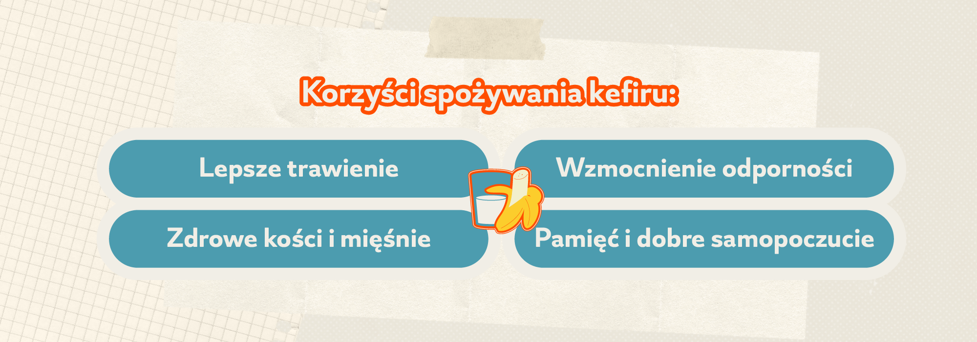 Korzyści spożywania kefiru to lepsze trawienie, wzmocnienie odporności, zdrowe kości i mięśnie, pamięć i dobre samopoczucie.