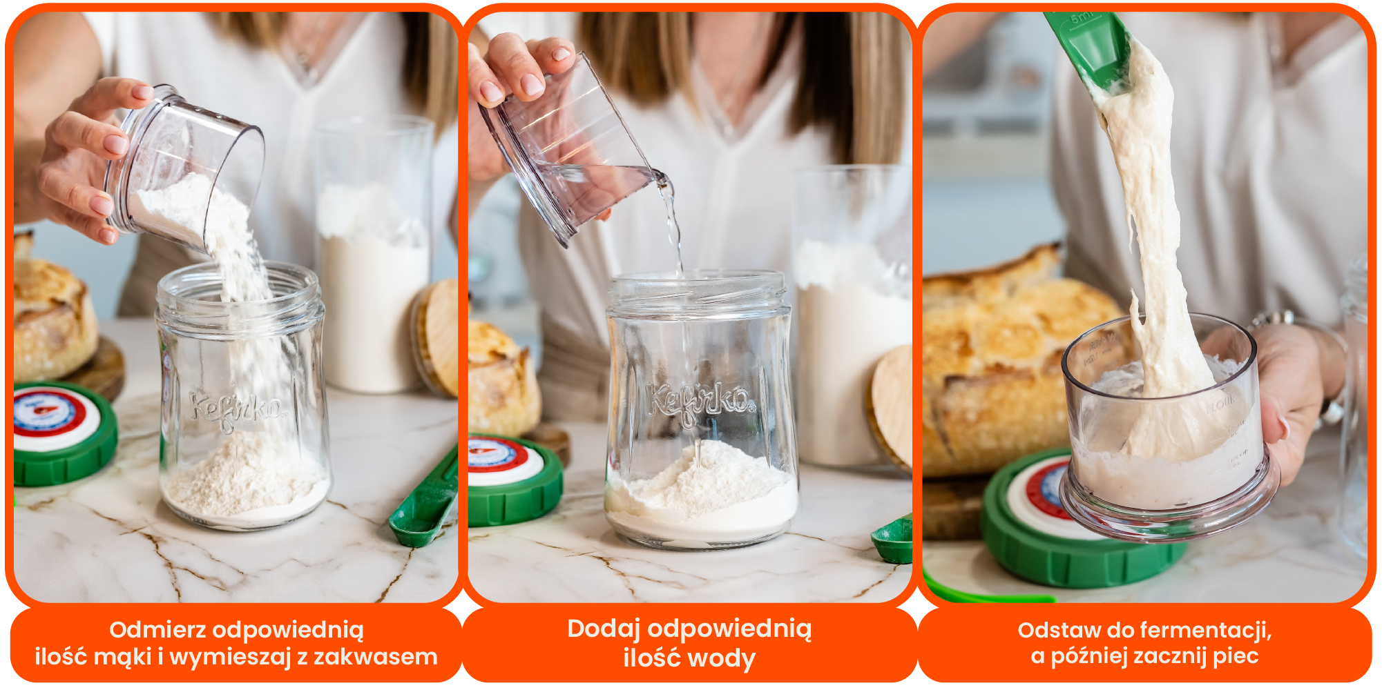 Suszony zakwas – prosty sposób na domowy chleb. Sprawdź, jak krok po kroku przygotować zakwas: odmierz odpowiednią ilość mąki, dodaj wodę i pozostaw do fermentacji. Naturalny zakwas do chleba gwarantuje chrupiącą skórkę, puszyste wnętrze i wyjątkowy smak domowych wypieków. Idealne rozwiązanie dla miłośników pieczenia chleba bez drożdży.